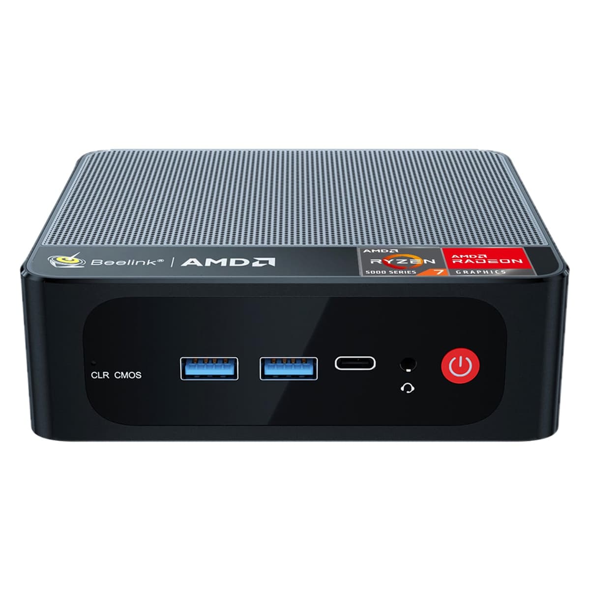 Beelink SER5 Mini PC con AMD Ryzen 5 5560U, 16GB RAM y 500GB NVMe - Dual 4K HDMI, WiFi6E SER5 5560U
