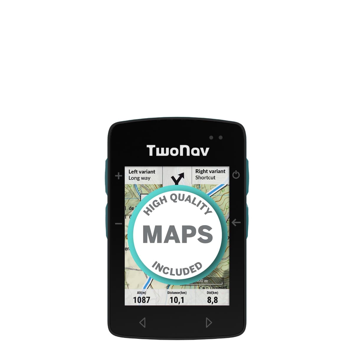 TwoNav ROC (32 GB) + Mapas Incluidos, Computadora GPS para Bicicleta con Pantalla de 2.7 pulgadas para MTB, Ciclismo, Gravel o Bikepacking V1092B