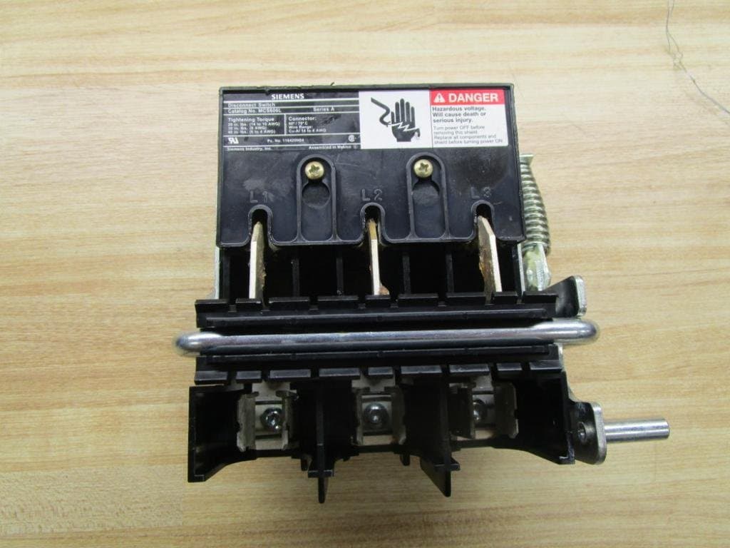 Siemens MCS606L Interruptor de desconexión 60A 600V