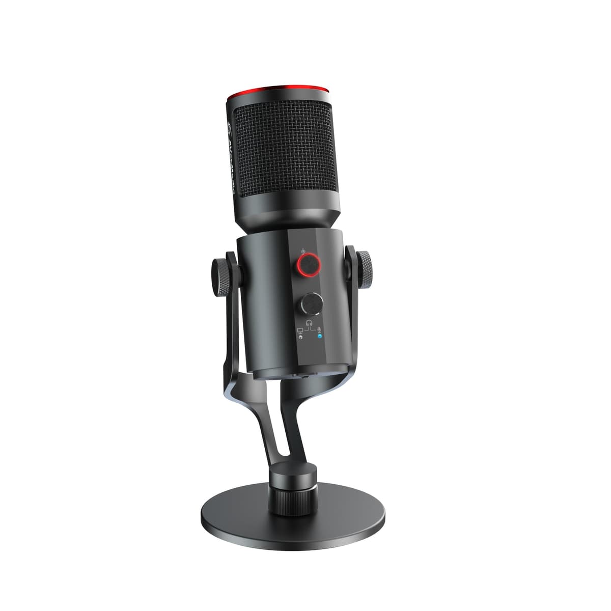 Micrófono condensador USB AverMedia Live Streamer AM350 para streaming, podcast, gaming, voces, ASMR, laptop, PC