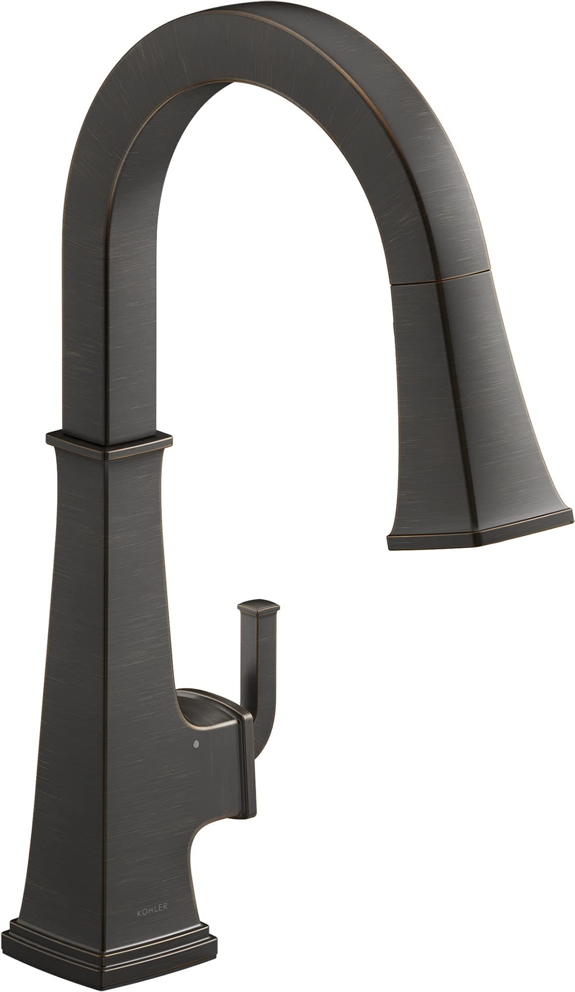 Grifo de cocina Kohler Riff 23832-2BZ táctil sin contacto con rociador extraíble, Oil Rubbed Bronze