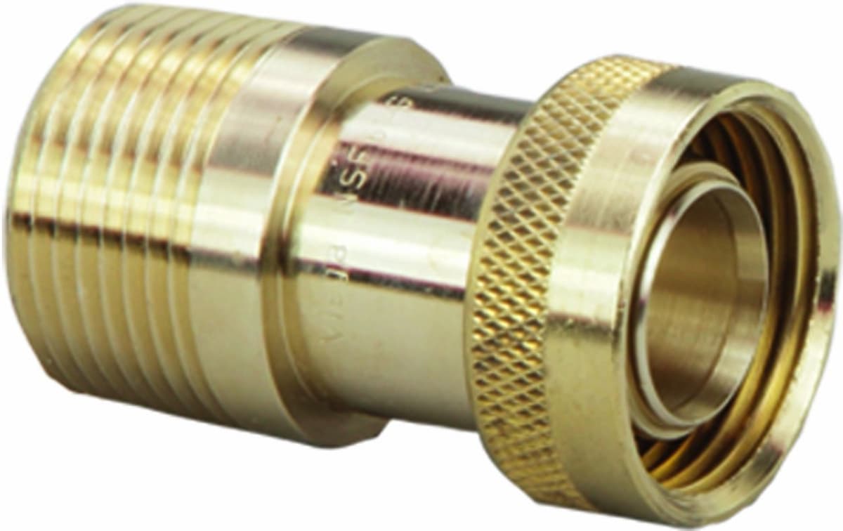 Viega 46646 PureFlow Adaptador adicional Manabloc sin plomo 3/4" x 1" a suministro Manabloc, paquete de 50