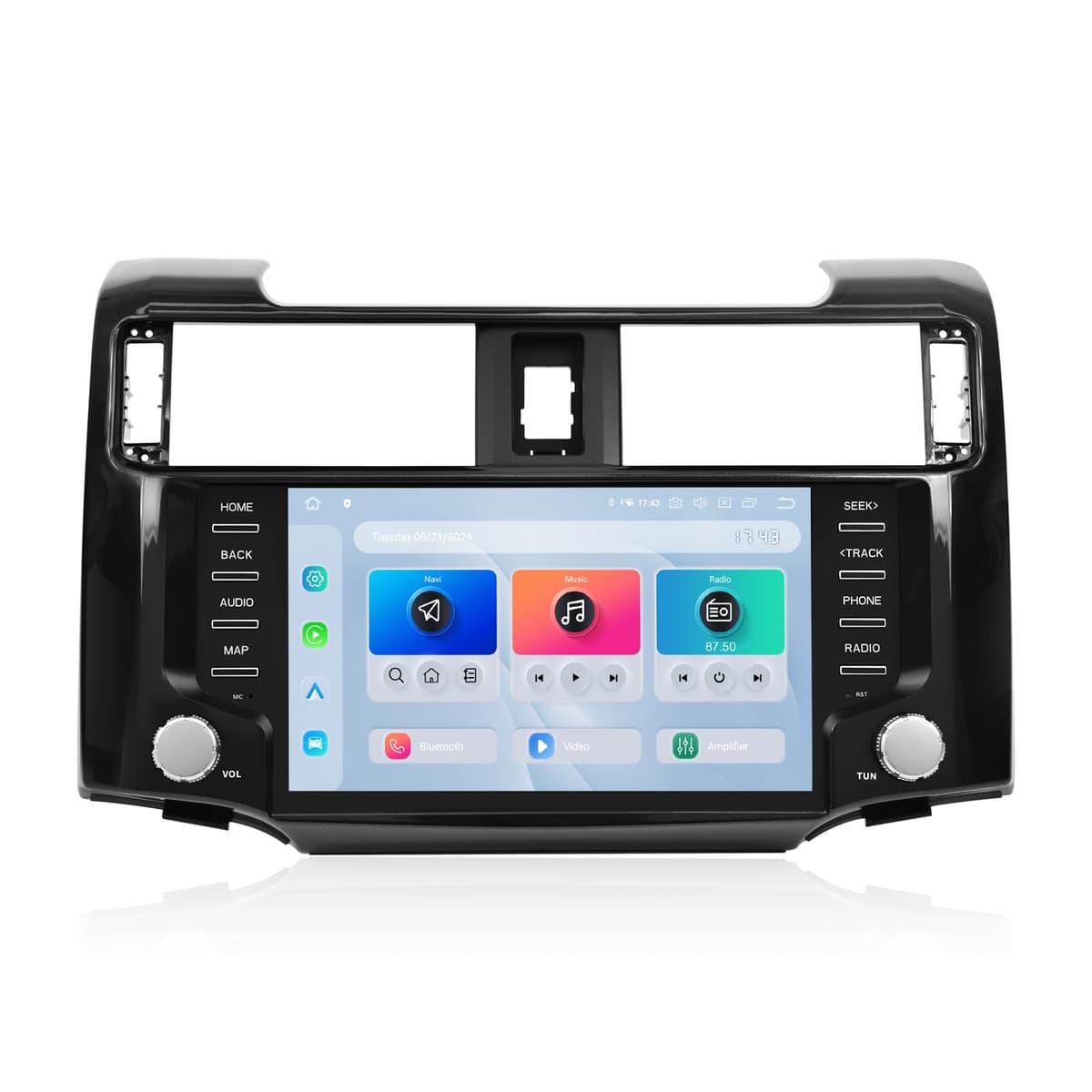 Dasaita Android 13 Estéreo para Auto para Toyota 4Runner 2010-2023 9" con CarPlay y Android Auto Inalámbrico, 6GB RAM 64GB ROM Android 13 Car Stereo