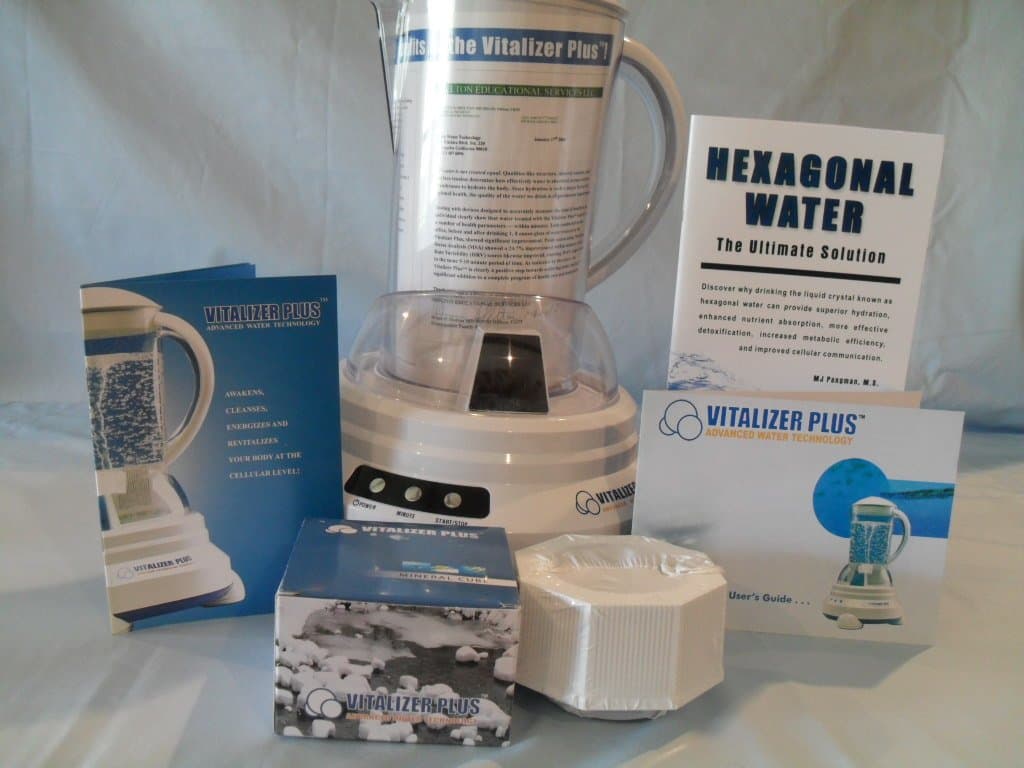Vitalizer Plus Generador de Agua Hexagonal con un Núcleo Mineral