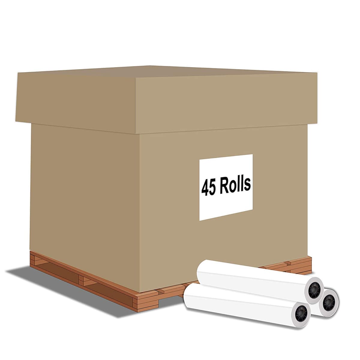 Alliance Rollos Papel Formato Ancho Bond Ingeniería 20lb - 22 in x 500 ft (45 Rollos, Núcleo 3" ) 1