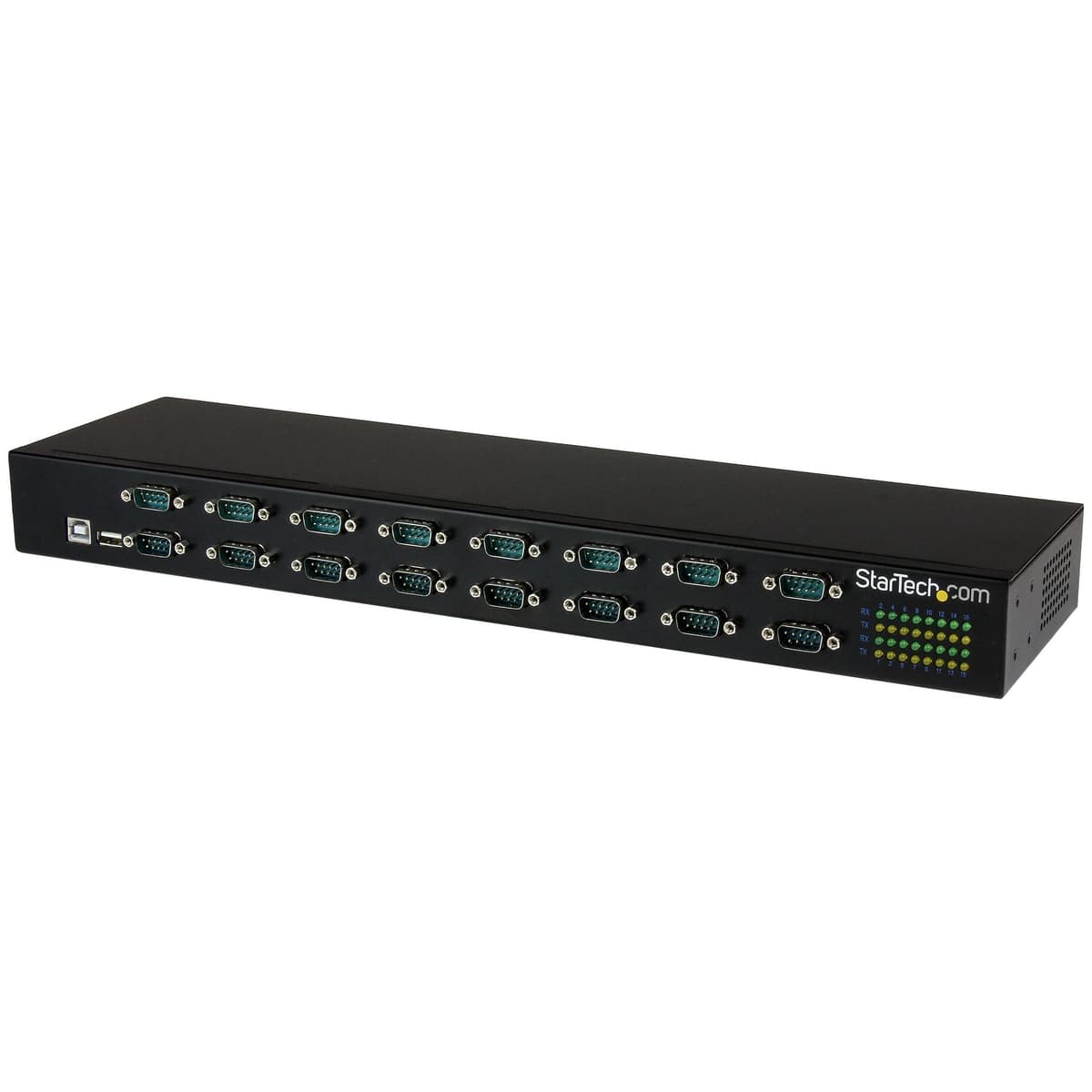 StarTech.com StarTech Hub USB a Serial - 16 Puertos - Retención de Puertos COM - Montable en Rack y Encadenable - Hub USB a RS232, TAA ICUSB23216FD