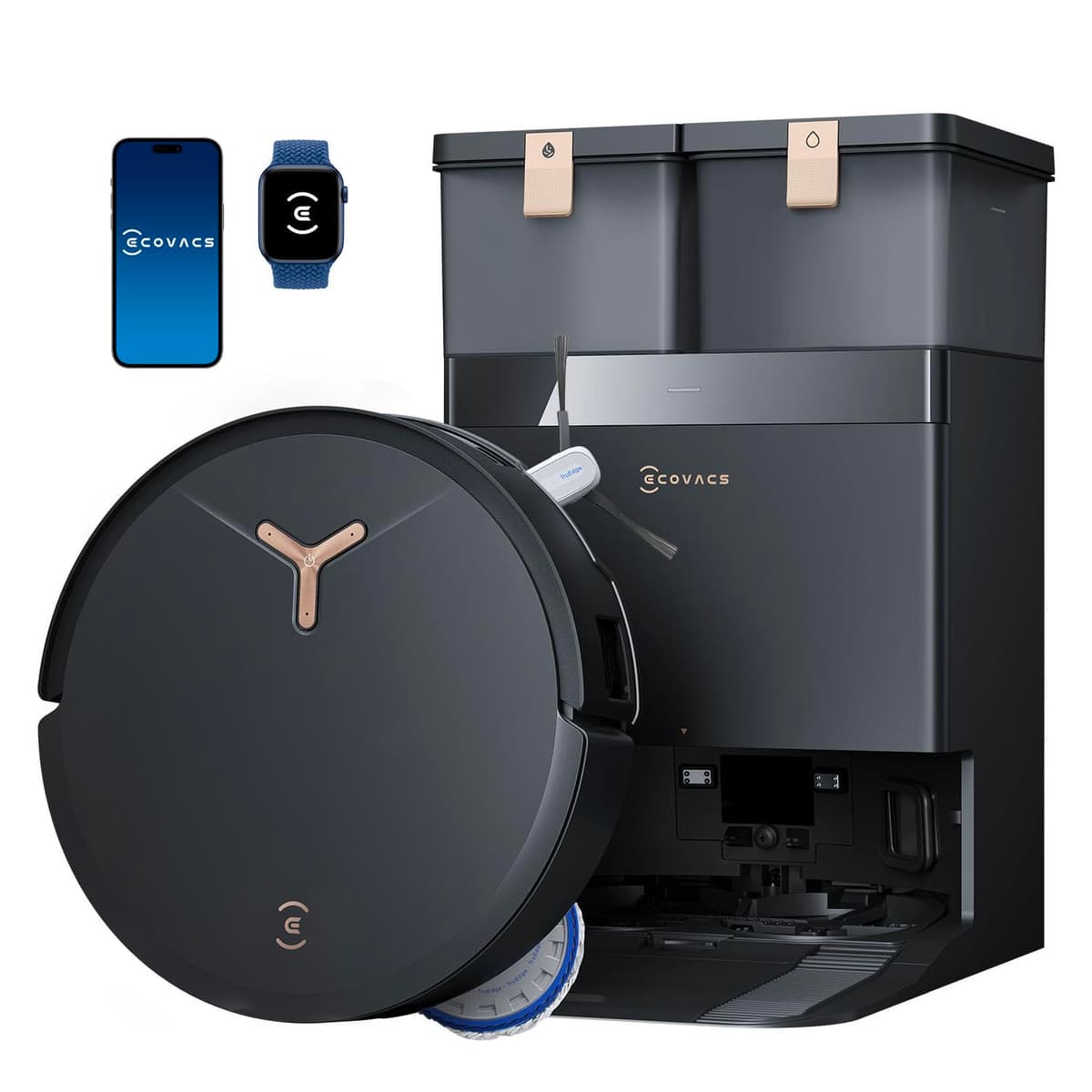 ECOVACS DEEBOT T50 MAX PRO OMNI Robot Vacuum & Mop con OMNI Station 12-en-1