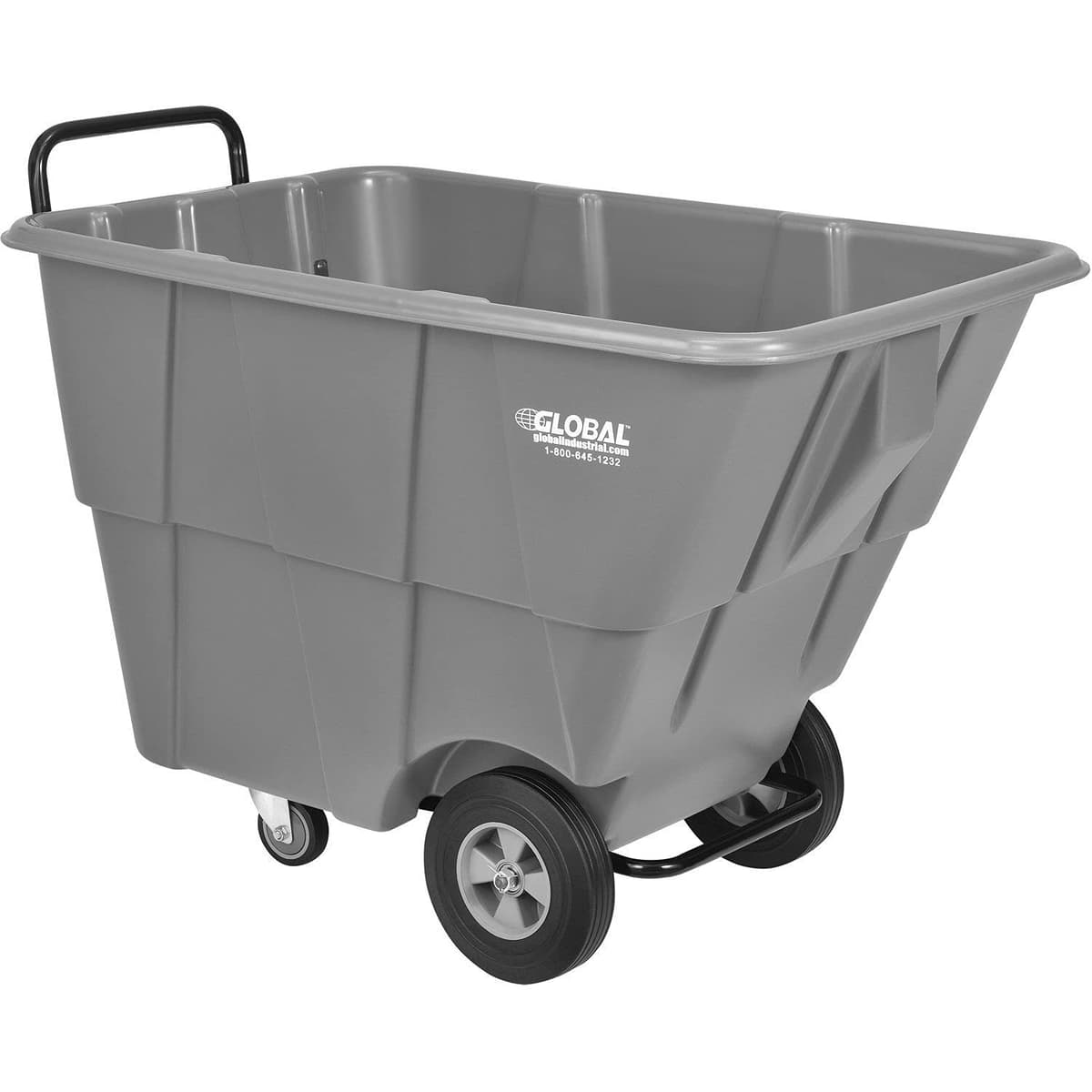 Global Industrial Tilt Truck 1/2 Cu. Yd., 850 lb, Gris 984613