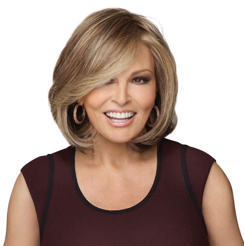 Hair u wear Raquel Welch Upstage Mid-length Wig Large Cap 23 Inch Ss19/23 Shaded Biscuit 13436