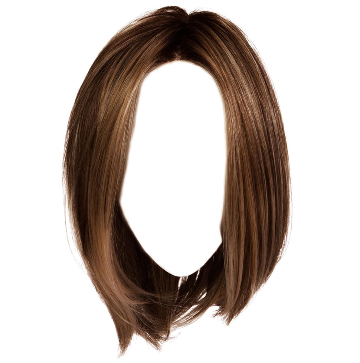 Raquel Welch Cruise Control Peluca de largo medio estilo bob pageboy anudada a mano por Hairuwear, cofia talle promedio - RL8/29 Hazelnut