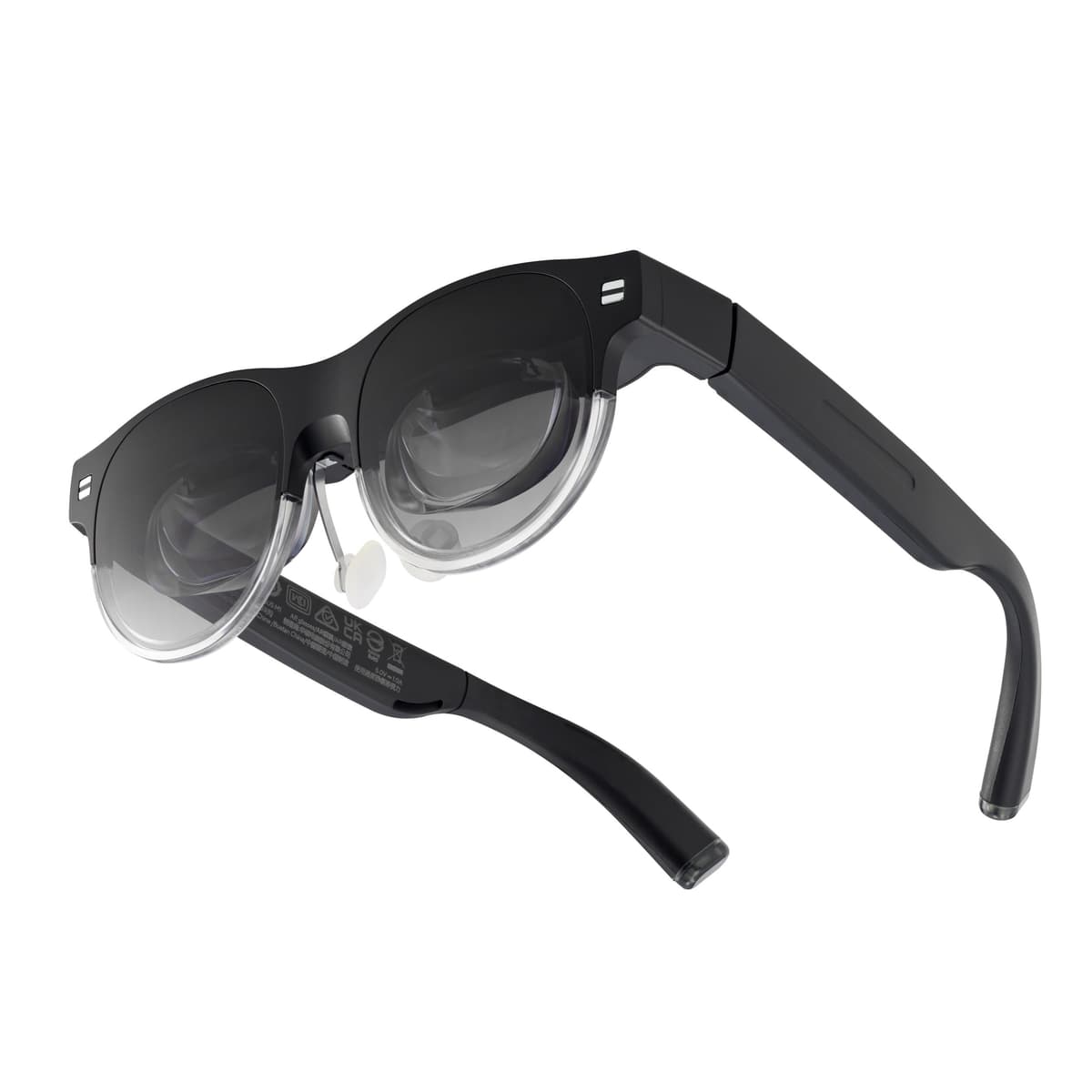 ASUS AirVision M1 Gafas AR Inteligentes - Pantalla Wearable Micro-OLED de 100", 1100 nits, Multi-pantalla, Parlantes, USB-C, Visera Magnética, Diseñadas para ROG Ally/Steam Deck/PC/iPhone 16/15/Android/Mac/Tablet