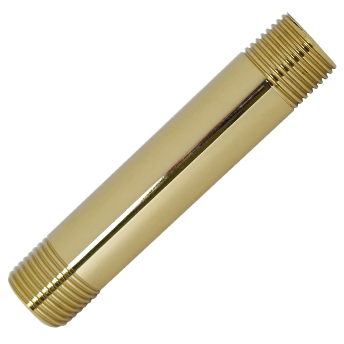 Westbrass D12104-50-01 ½” x 4" IPS Niplette de tubo de latón, latón pulido (paquete de 50)