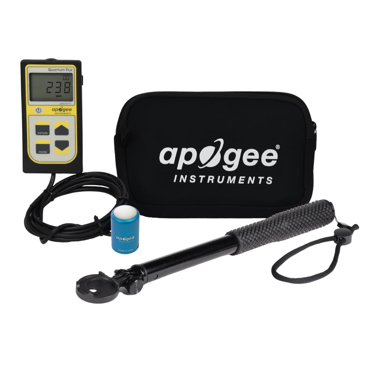 Apogee Instruments MQ-500 Full-Spectrum Quantum PAR Meter & AM-330 Wand Bundle - Medidor PPFD para cultivo 3114