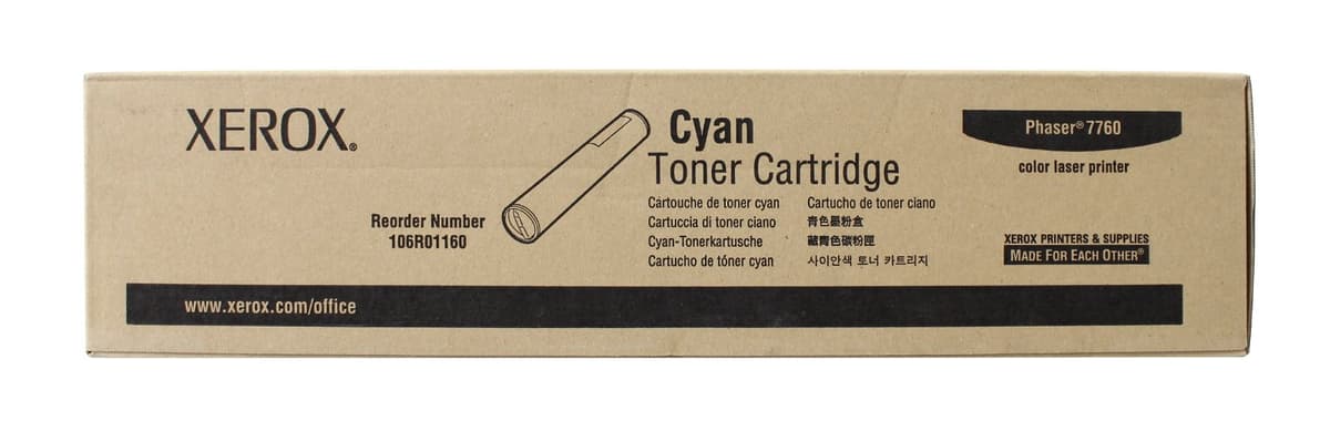 Xerox Phaser 7760 Toner Cian Alta Capacidad 106R01160 (hasta 25,000 páginas)
