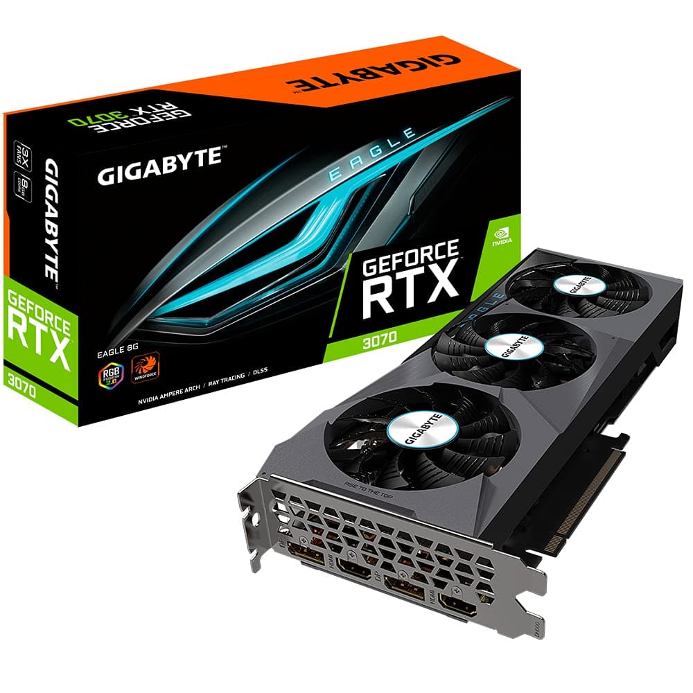 Gigabyte GeForce RTX 3070 Eagle 8GB V2 LHR GV-N3070EAGLE-8GD V2