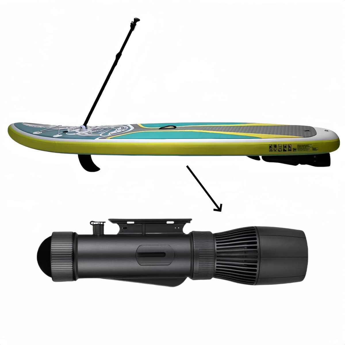 Camolech JET50 Scooter Submarino Eléctrico 500W CM7-1Pro, Batería Removible 4400mAh, Hasta 40m