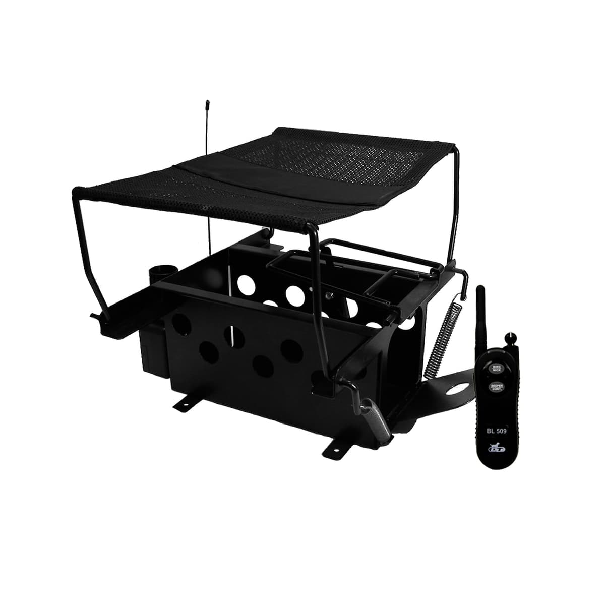 Lanzador de Aves Remoto D.T. Systems Serie 500 para Aves del Tamaño de Codorniz y Paloma con Transmisor Incluido, Negro, Codorniz/Paloma (BL509) DT-BL509