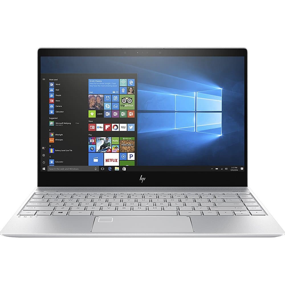 HP Envy 13" Portátil, Intel Core i7-7500U, 8GB RAM, 256GB SSD, Windows 10 (13-ad010nr, Plateado)