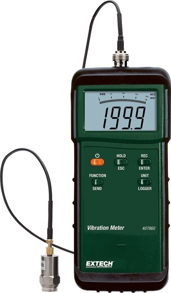 Extech 407860 Medidor de Vibración Heavy Duty