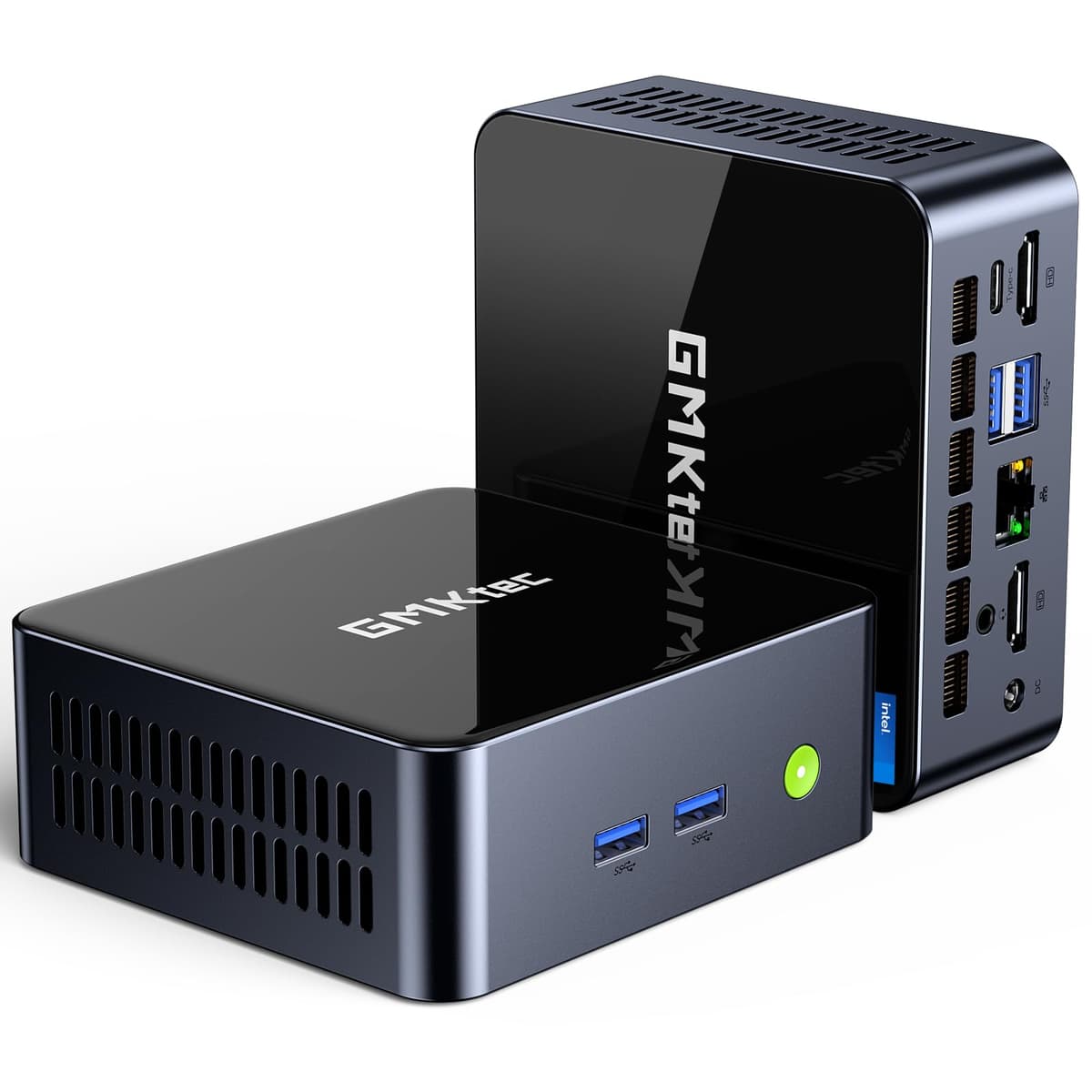 GMKtec M3 Ultra Mini PC con Intel Core i7-12700H, 16GB DDR4, 512GB NVMe, Triple 4K