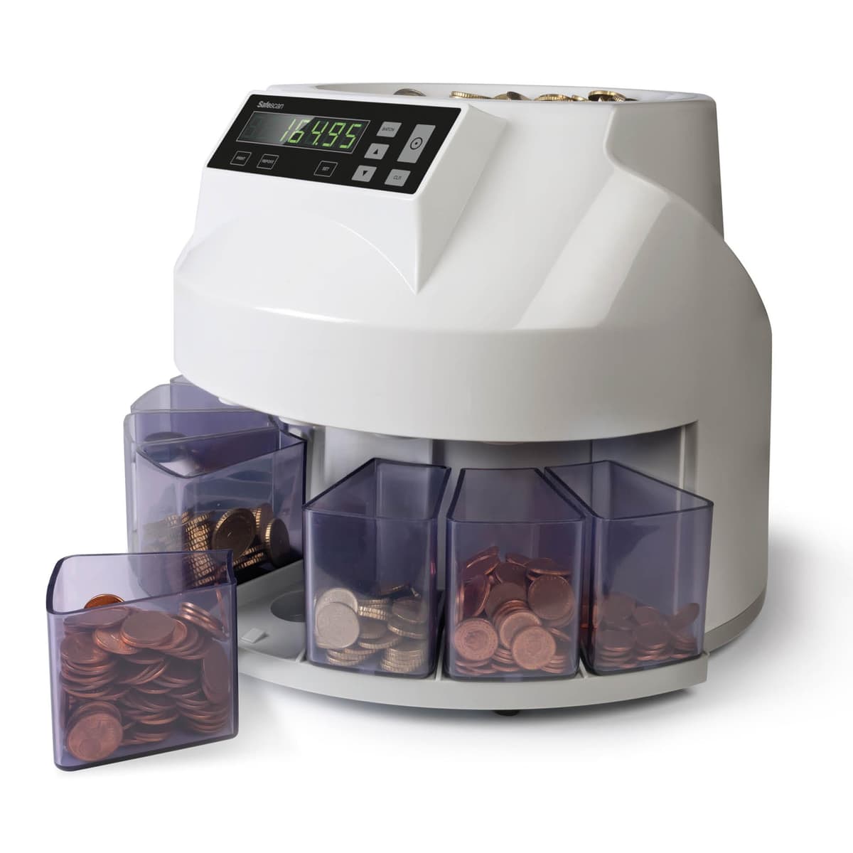 Safescan 1250 Contador y Clasificador de Monedas modelo 1250 948358