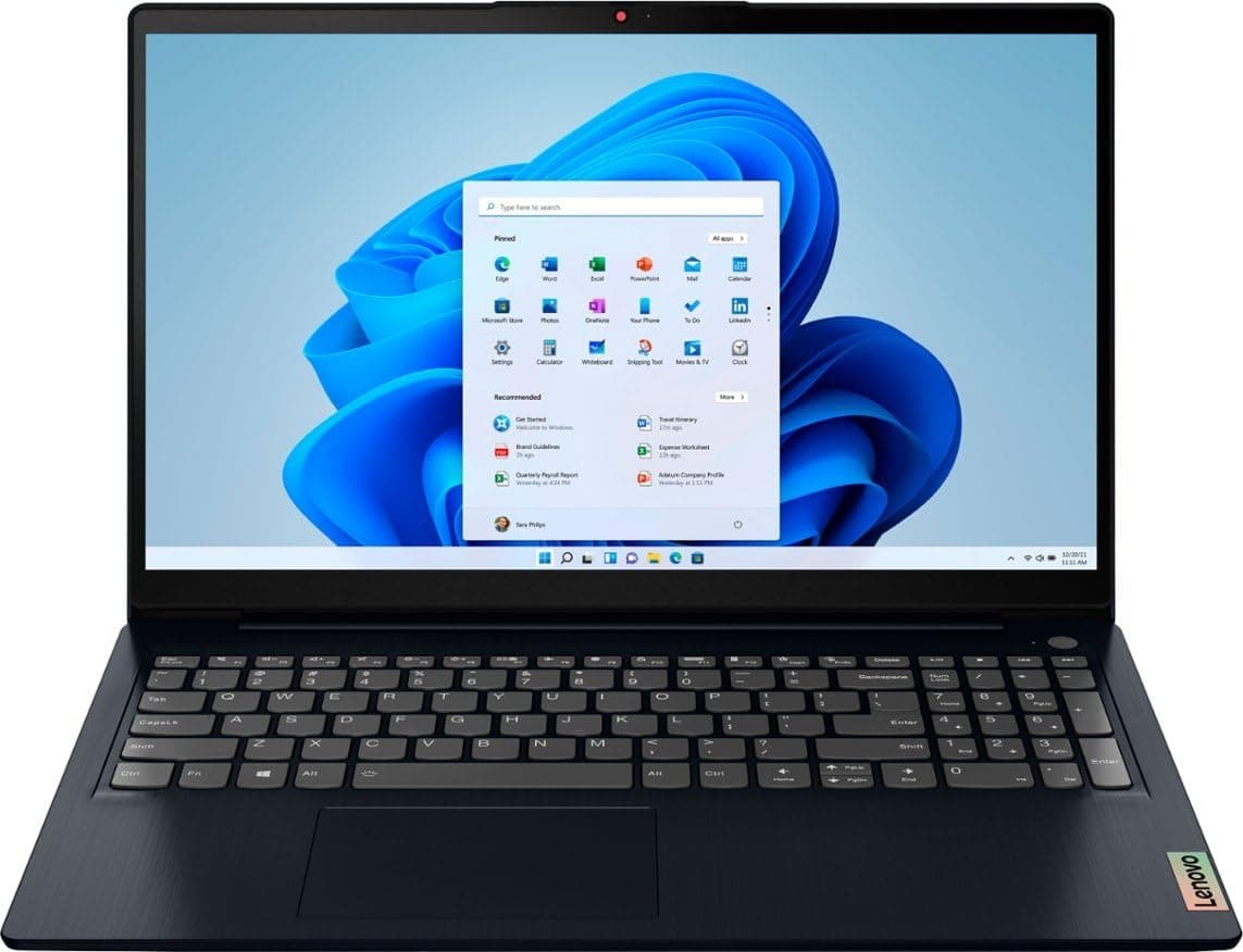 Lenovo Ideapad 3i 15.6" Full HD (1920 x 1080) Táctil, Intel Core i5-1155G7, 4 núcleos, 12 GB RAM, 512 GB SSD, Intel Iris X, Bluetooth, Wi-Fi, Windows 11, Azul Abismo, con GaLiMu