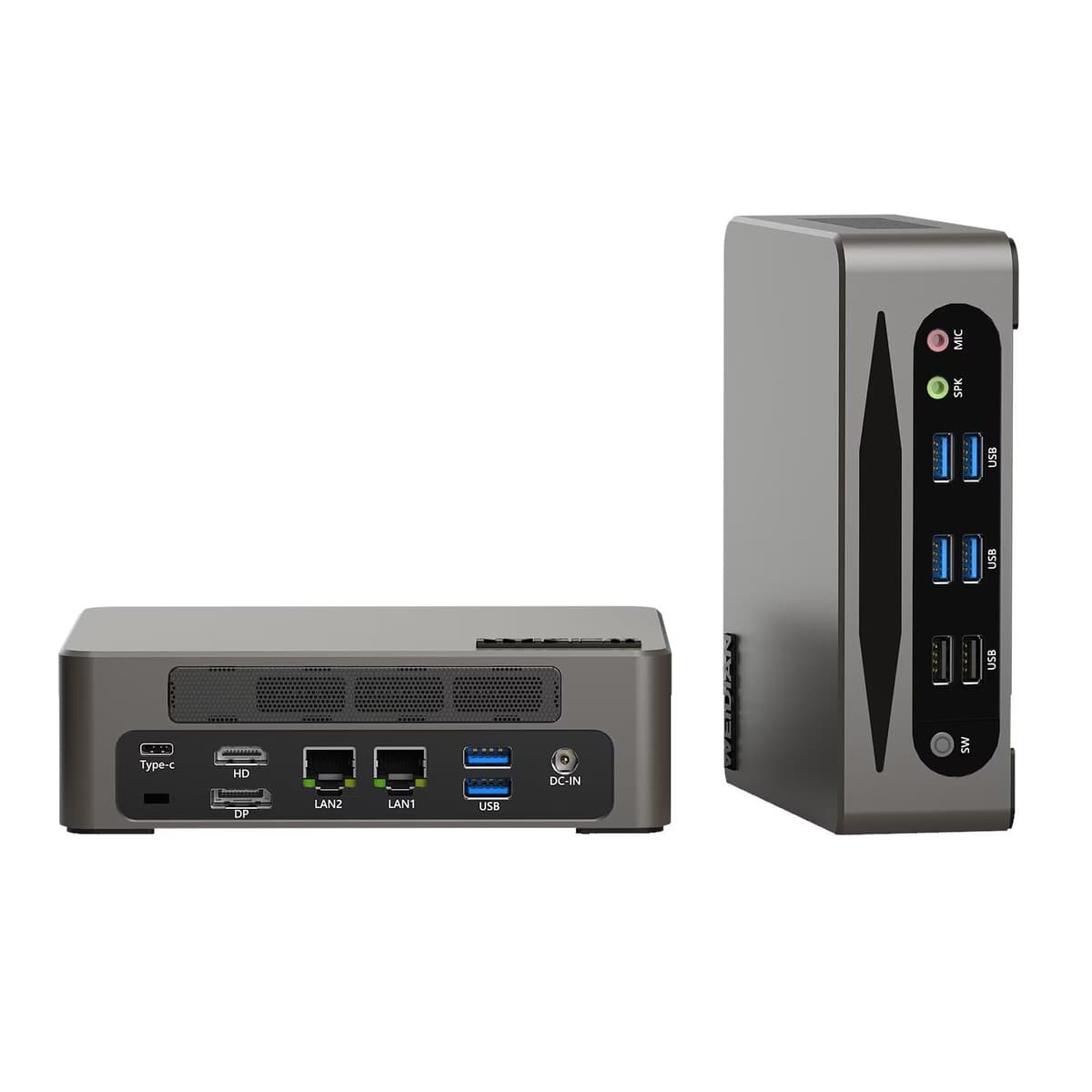 WEIDIAN M9 - Mini PC con Intel 13ª Gen Core i7-1360P, DDR5, triple pantalla 4K/8K, Win 11