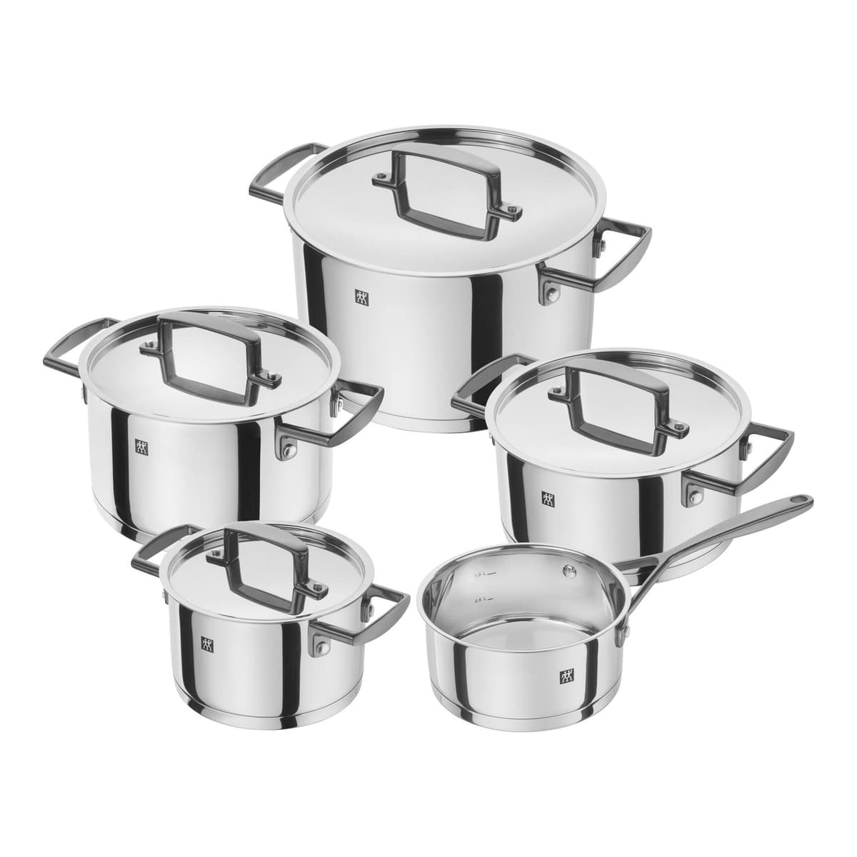 Zwilling Bellasera Juego de Cocina 5 Piezas, acero inoxidable 18/10 71160-005-0