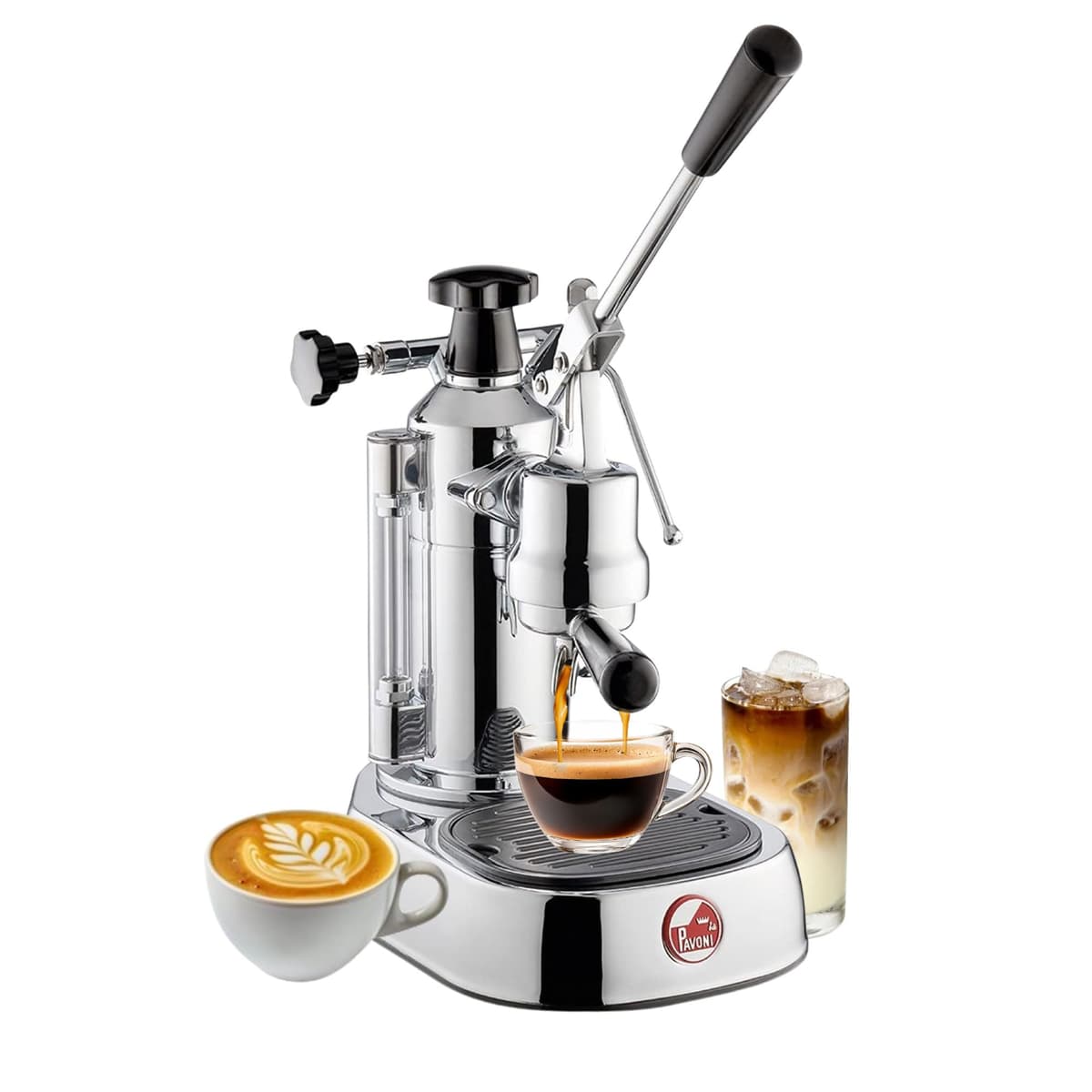 La Pavoni EPC-8 Europiccola máquina de espresso manual, cromo