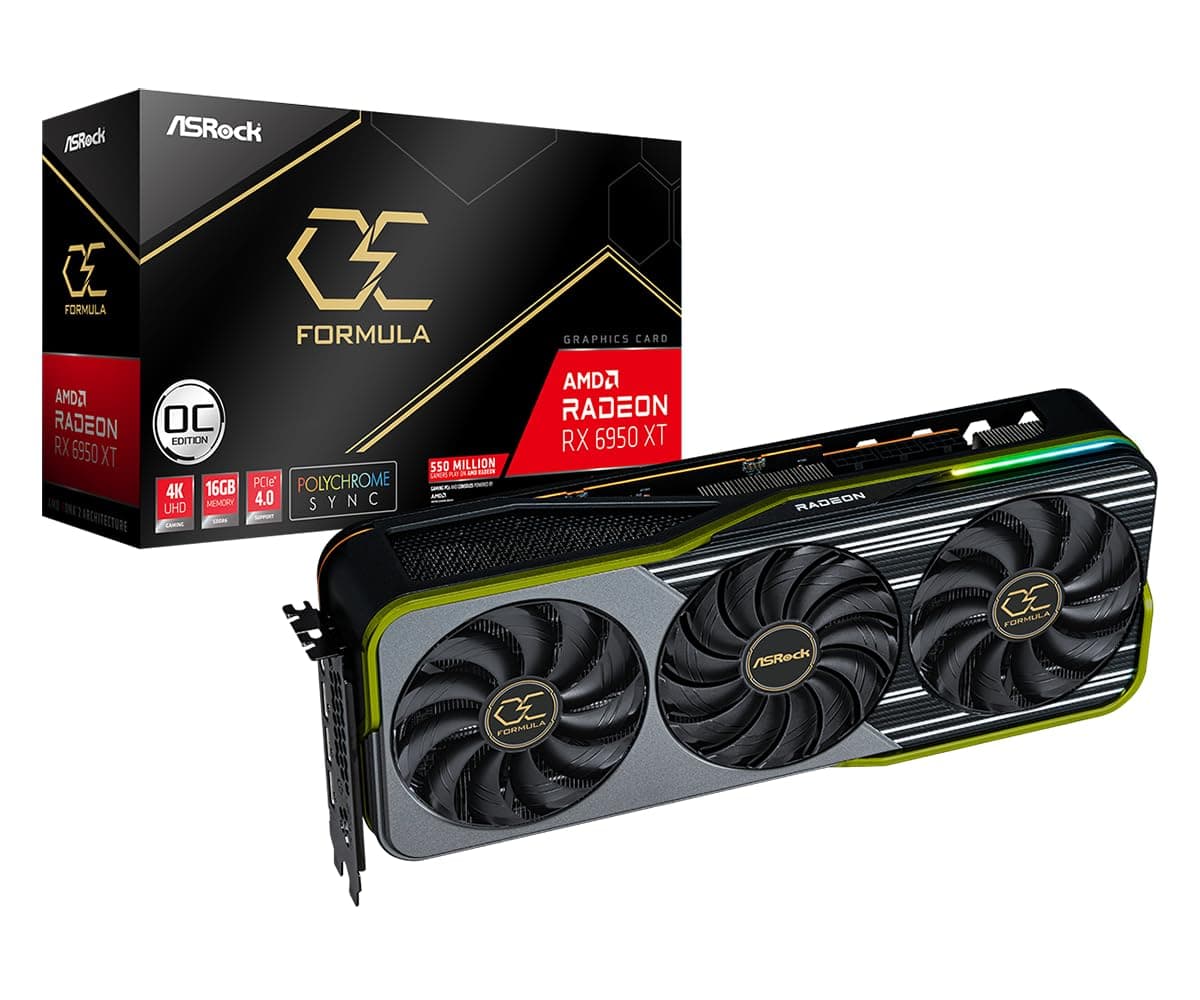 ASRock RX6950XT OCF 16G Tarjeta Gráfica, AMD Radeon RX6950XT