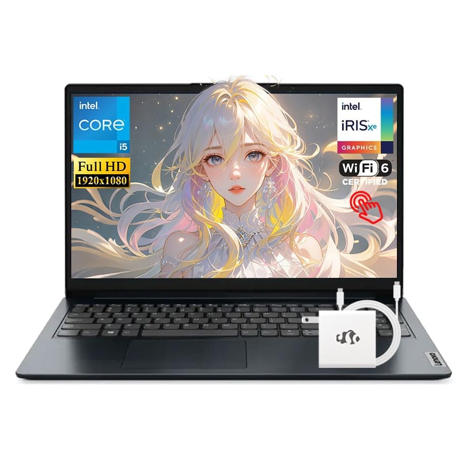 Lenovo IdeaPad 15.6" FHD táctil i5, 40 GB RAM 1 TB SSD Intel 10 núcleos i5-1335U (mejor que Ryzen 7 7730U), Intel Iris Xe Graphics, cámara de privacidad, Wi-Fi 6, Win11, para negocios y estudiantes/hogar