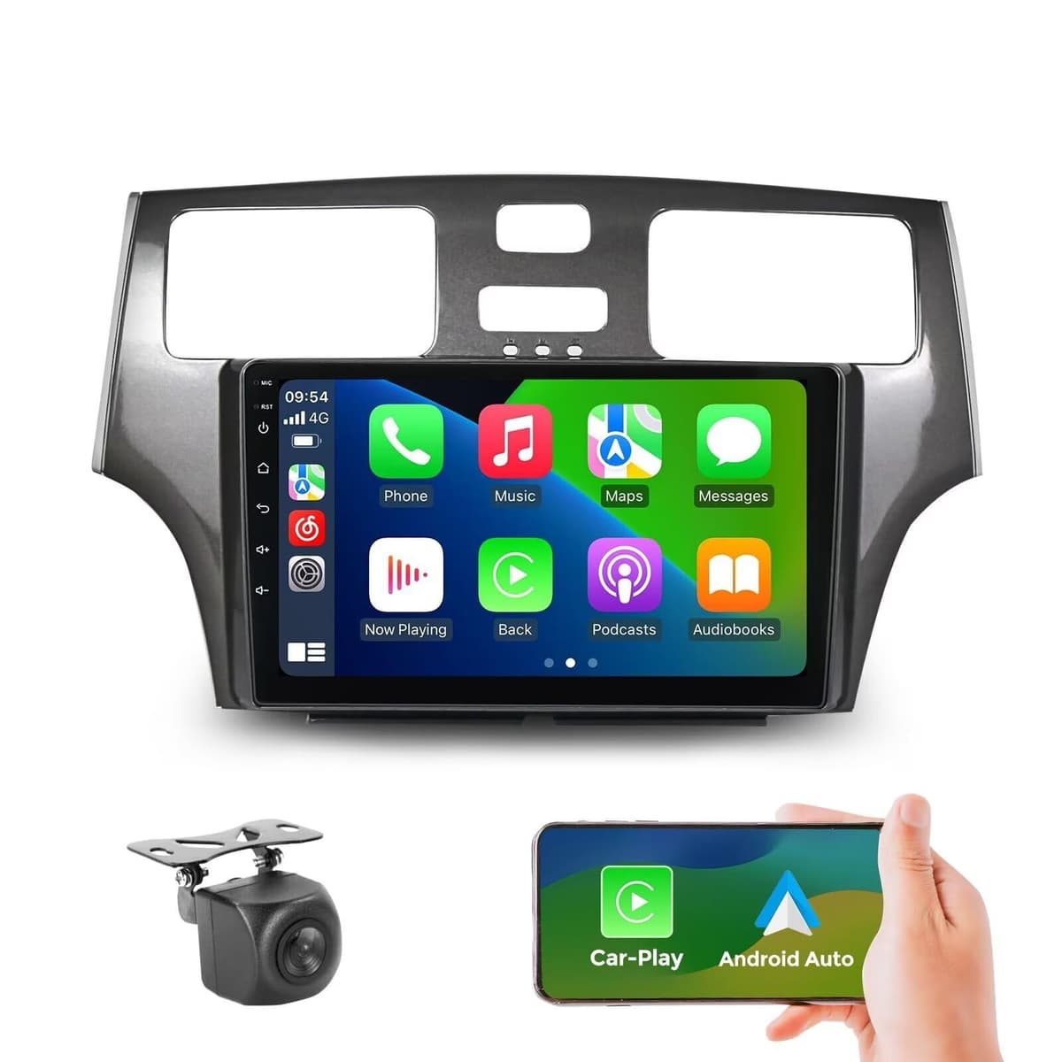 RONGJI Radio Android 13 9" para Lexus ES250/ES300/ES330 (2001-2006) 8GB+256GB con CarPlay y Android Auto