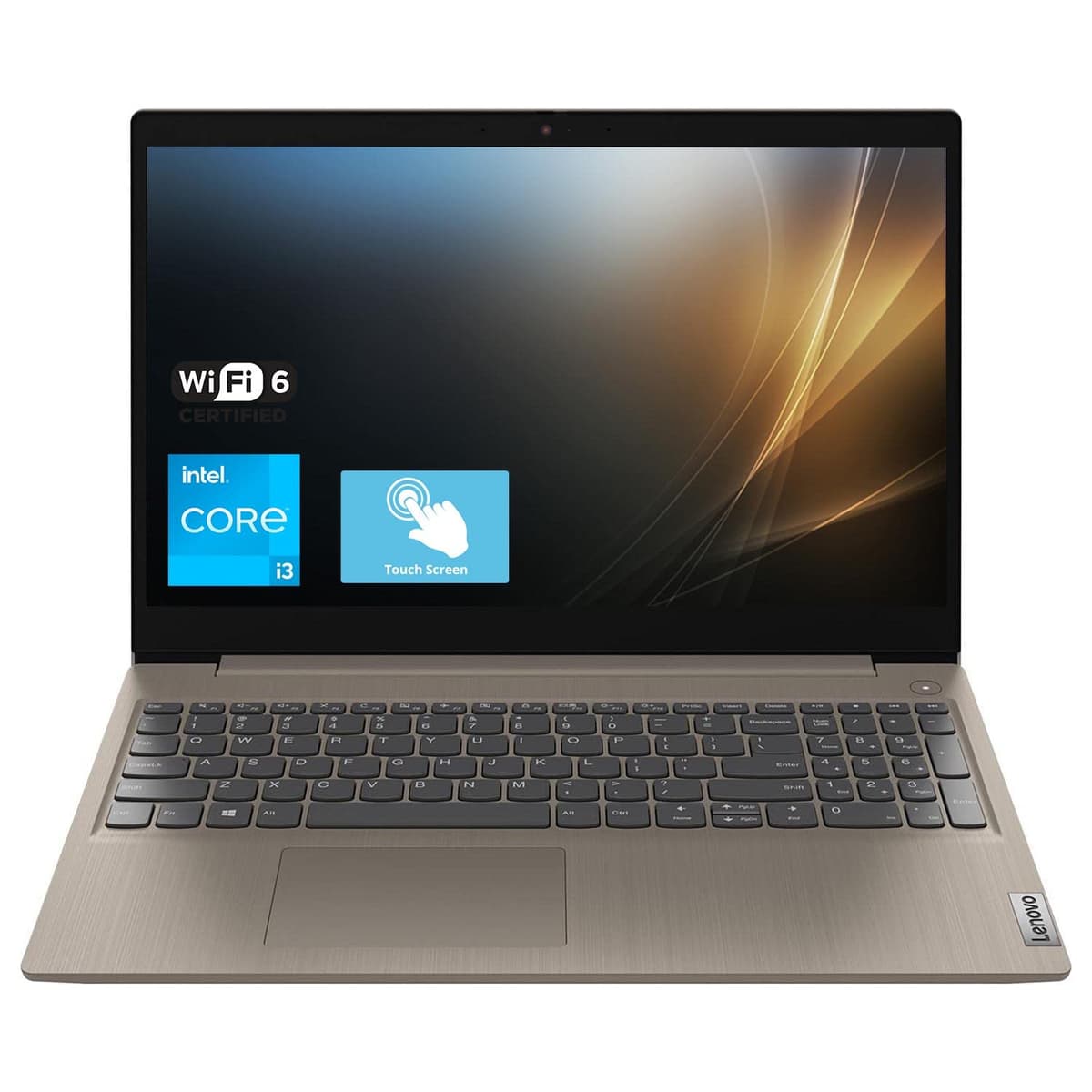 Lenovo Ideapad 3 Portátil, Pantalla Táctil HD de 15.6", Procesador Intel Core i3-1115G4, 12GB RAM DDR4, SSD PCIe de 256GB, Cámara Web, HDMI, Bluetooth, Wi-Fi 6, Windows 11 Home, Almendra