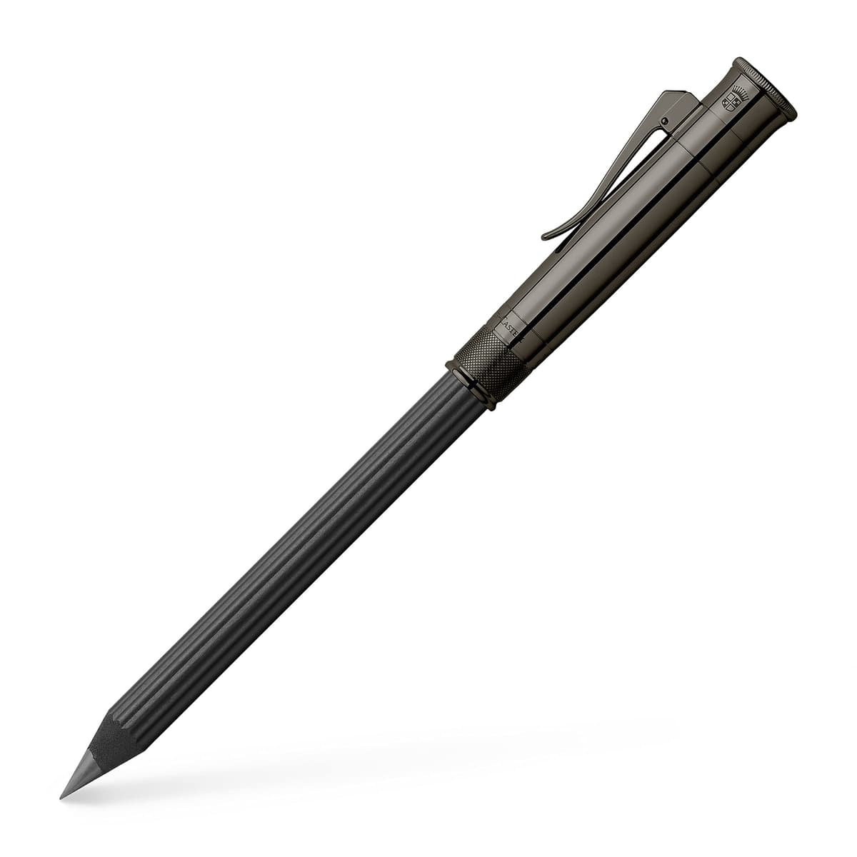 Graf von Faber-Castell Magnum Perfect Pencil Chapado en Platino - Edición Negra 118530