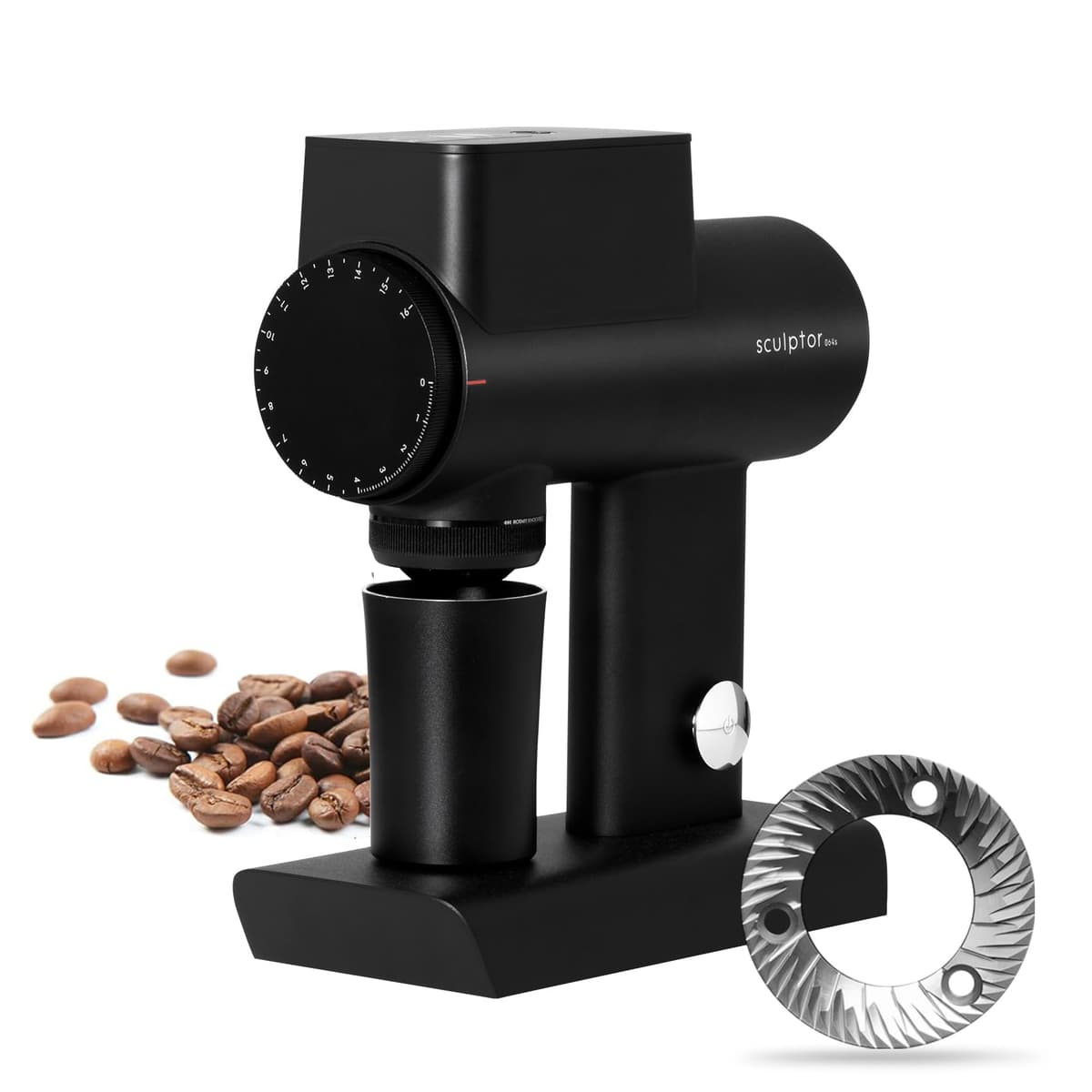 TIMEMORE Sculptor 064S molinillo eléctrico de muelas planas - negro