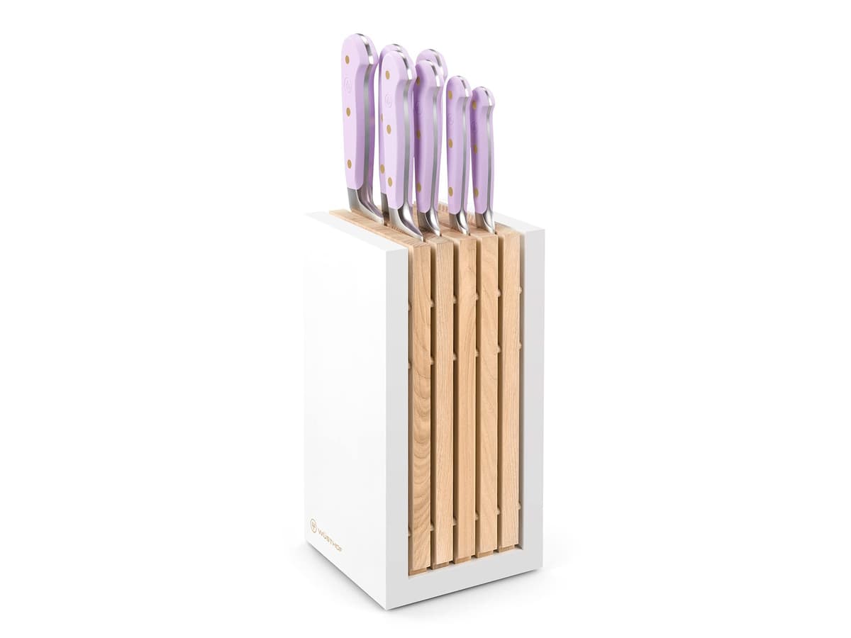 WÜSTHOF Classic Purple Yam Set de 8 Cuchillos con Bloque 1091770712