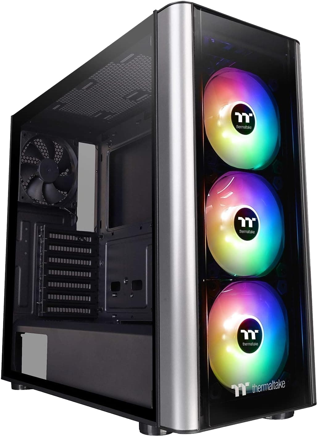 Thermaltake CA-1M7-00M1WN-00 Level 20 MT ARGB Caja para PC Mid Tower con Vidrio Templado - Negro