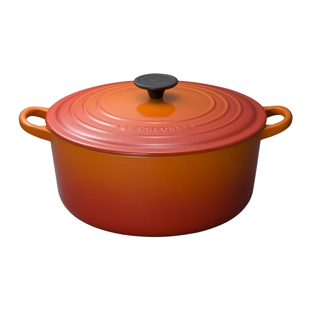 Le Creuset Olla Francesa Redonda de Hierro Fundido Esmaltado de 5-1/2 cuartos, Color Flame 250012609
