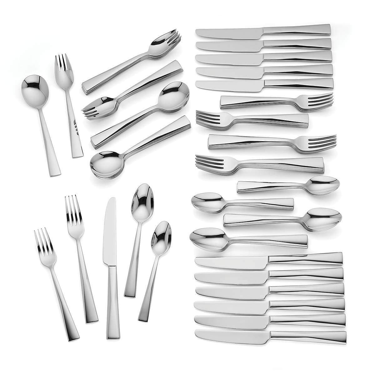 Set de cubiertos Lenox Archdale 84 piezas 18/10 para 12