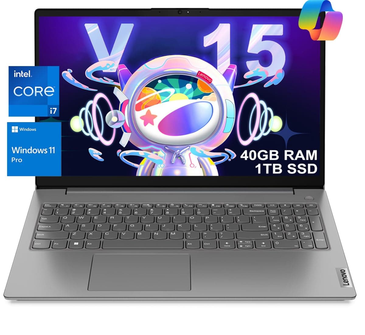 ist computers Lenovo V15 para Negocios, 15.6" FHD, i7-1255U, 40GB RAM, 1TB SSD, Gris V15 G3