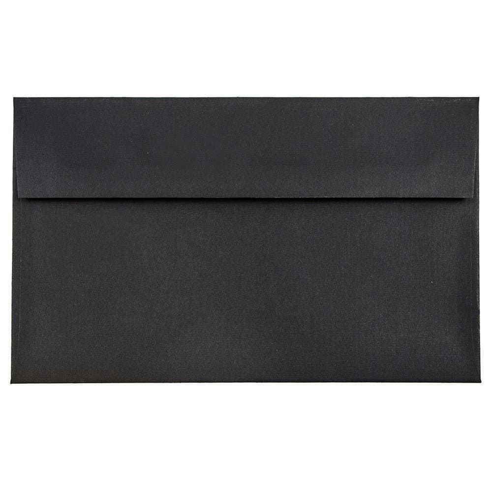 JAM PAPER sobres A9 Premium - 5 3/4 x 8 3/4 - Black Linen - 1000/unidad caja 900906807b