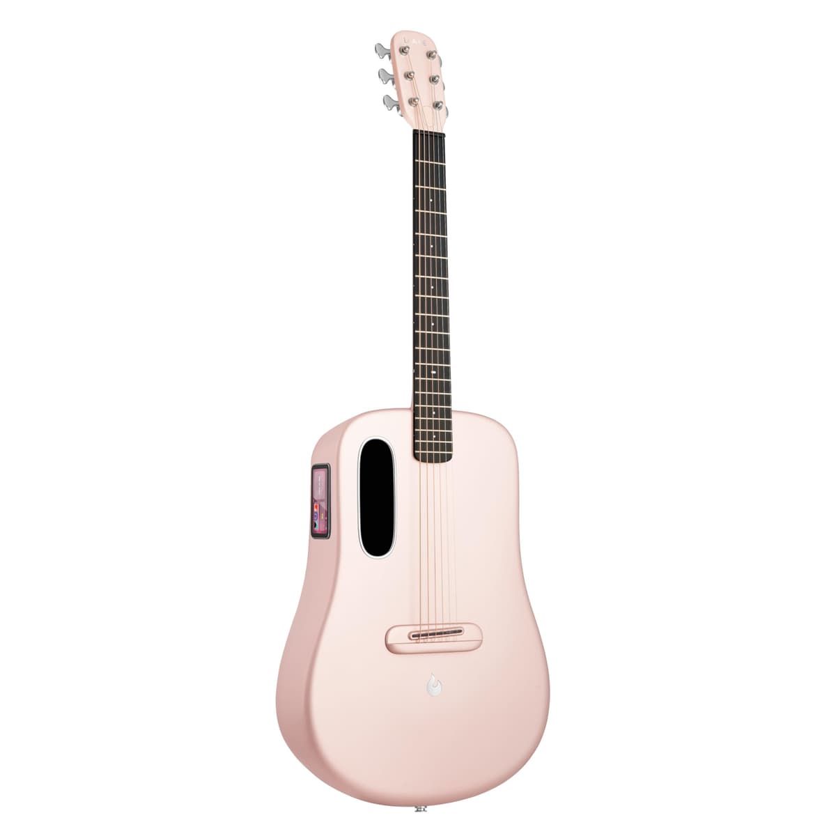 LAVA ME 4 Guitarra Electroacústica de Fibra de Carbono 36" con Pantalla Táctil y Sistema HILAVA 2.0 (Rosa)