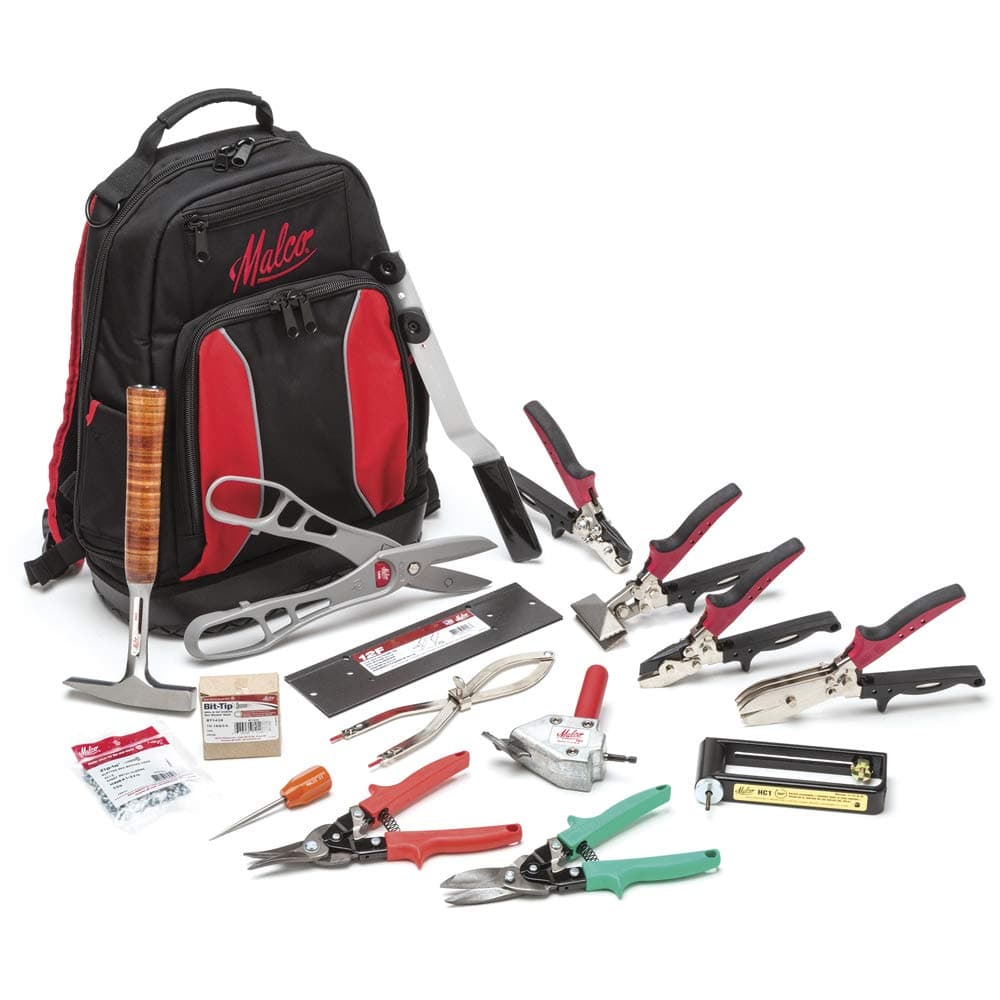 Malco STKMRBP HVAC Starter Kit 16-piece - Kit inicial para HVAC con mochila y accesorios