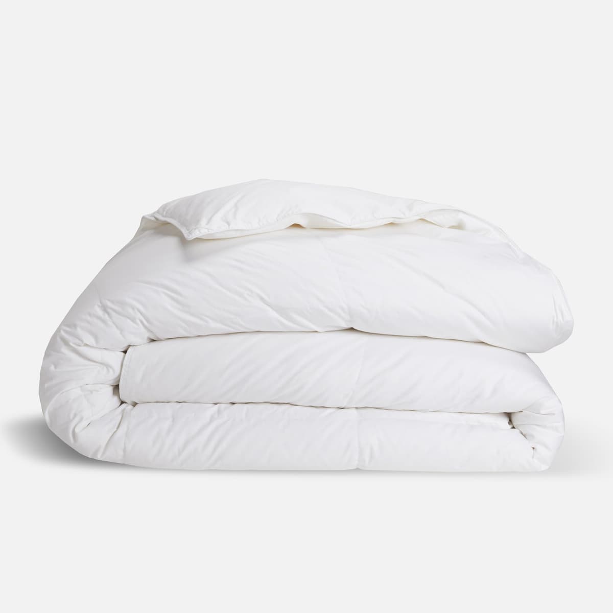 Edredón de Plumas Canadiense Pesado Brooklinen, Nórdico Acolchado Extra Cálido de Invierno, Relleno Espeso y Esponjoso de Alta Altura, Funda 100% Algodón Sateen, Cajas Baffle, Presillas Seguras para Fundas - King/Cali King