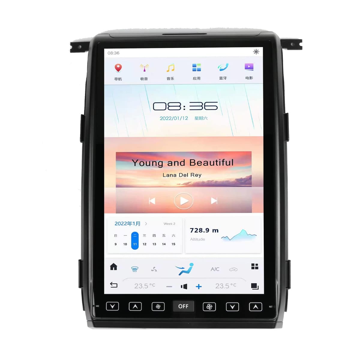 NAKEVICH Radio Android 11 14.4'' Qualcomm para Ford F-150 2009-2012 con GPS y Android Auto