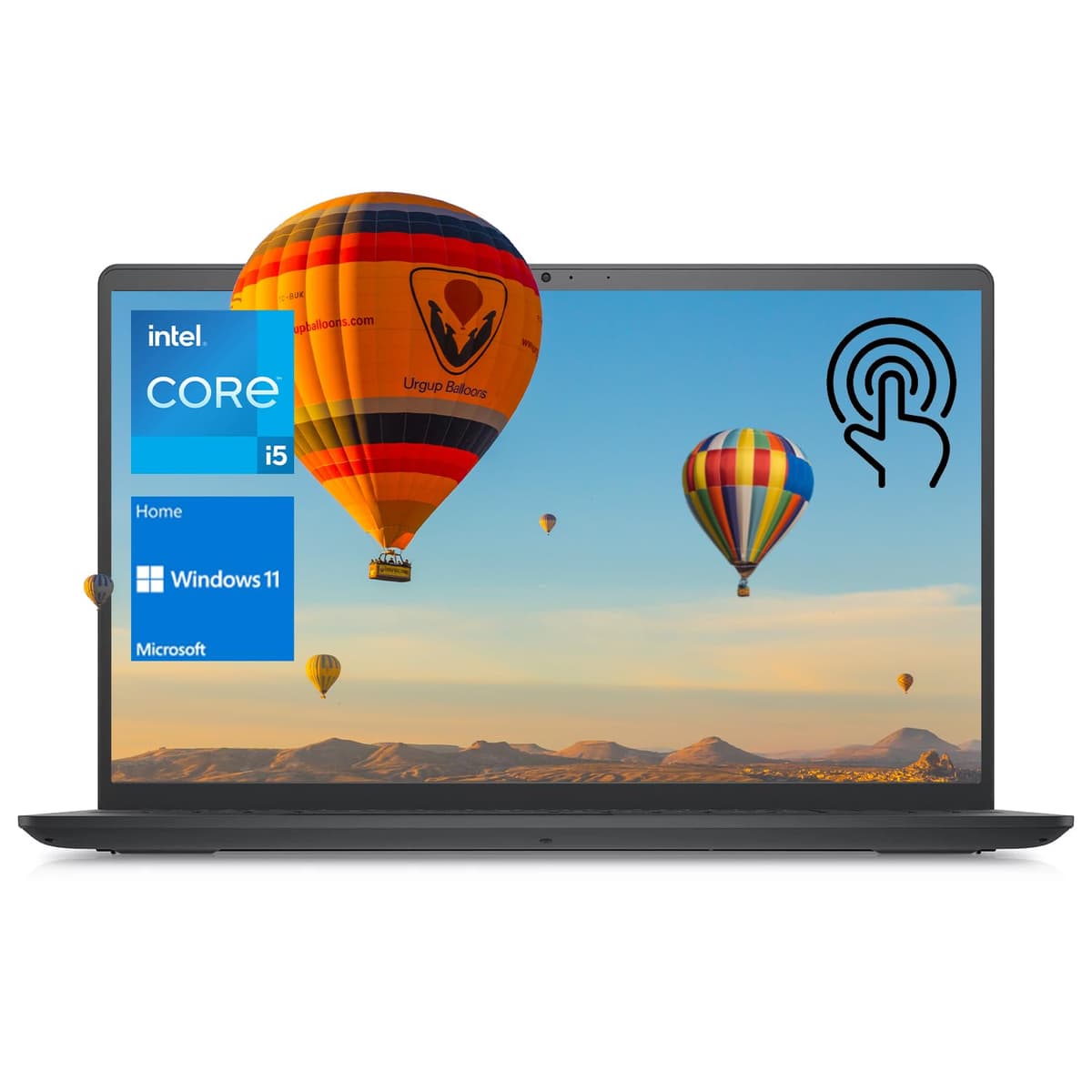 Dell Inspiron 3000 Series 3520 Laptop, Pantalla táctil FHD de 15.6", Intel Core i5-1155G7, 8GB RAM DDR4, 512GB SSD PCIe, Webcam, Lector de tarjetas SD, Wi-Fi, Windows 11 Home, Negro Inspiron 15 3520
