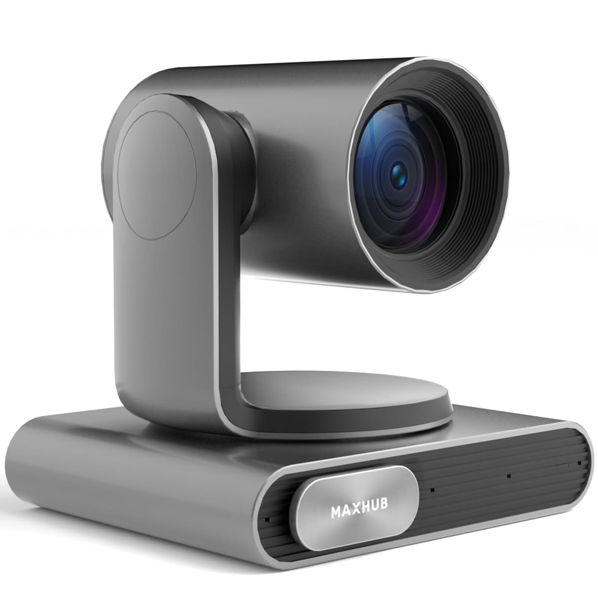 Cámara PTZ para Reuniones MAXHUB, Zoom Óptico 12x, Videoconferencia 1080P 60fps, Seguimiento AI, Control por Gestos, Enmarcado Automático, Corrección de Luz, 4 Micrófonos, Compatible con Microsoft Teams, Zoom y Google Meet PZT Camera