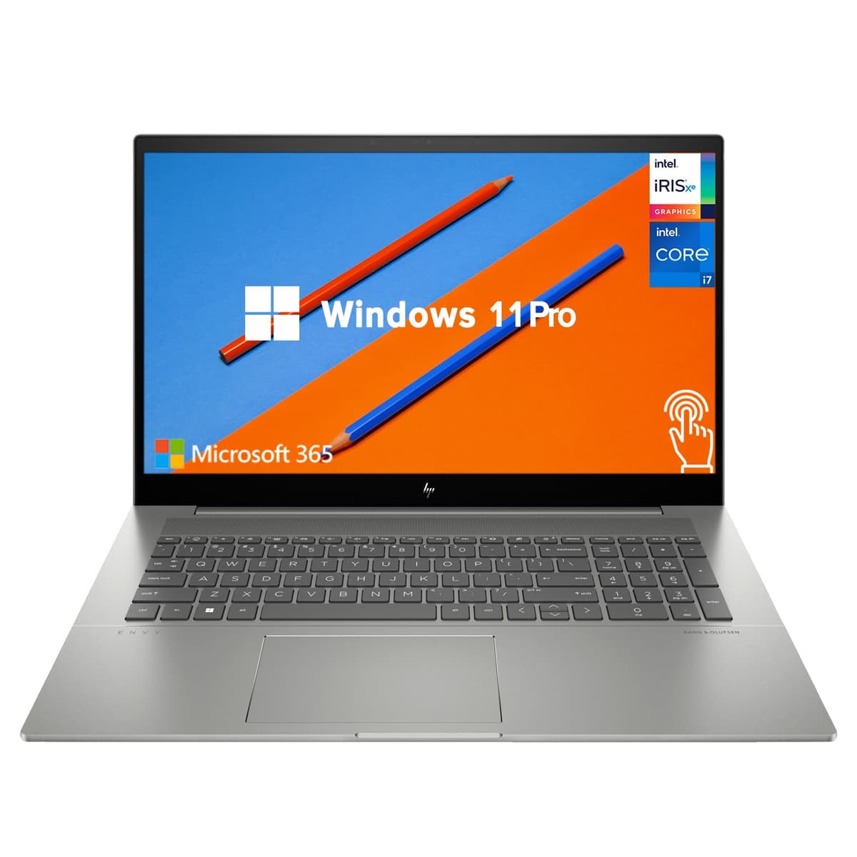 HP Pavilion 17.3" Touch - Laptop táctil, AMD Ryzen 5 7530U, 64GB RAM, 2TB SSD, Win11 HP Laptop