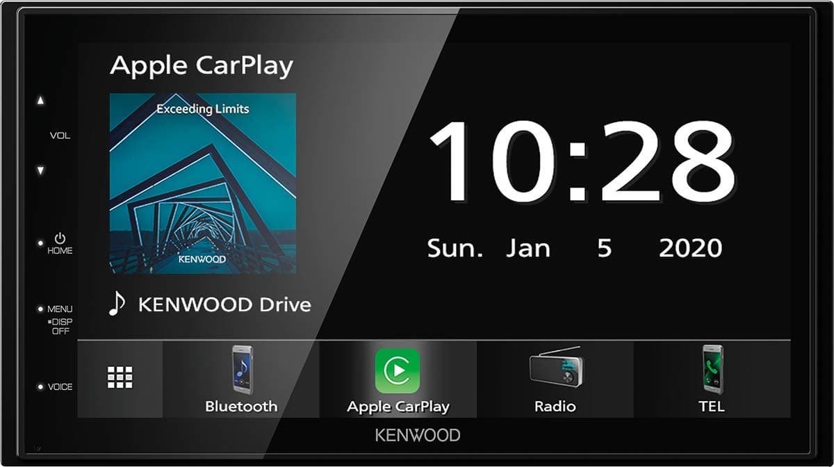 Kenwood DMX5020BTS | Bluetooth | Pantalla táctil TFT de 6,8" | Apple CarPlay y Android Auto | Autoradio