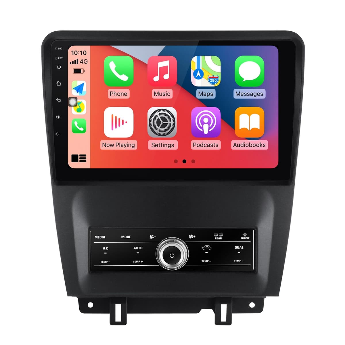 MekedeTech Android 13 Head Unit 10" para Ford Mustang 2010-2014 8G+128G con CarPlay inalámbrico FU-25